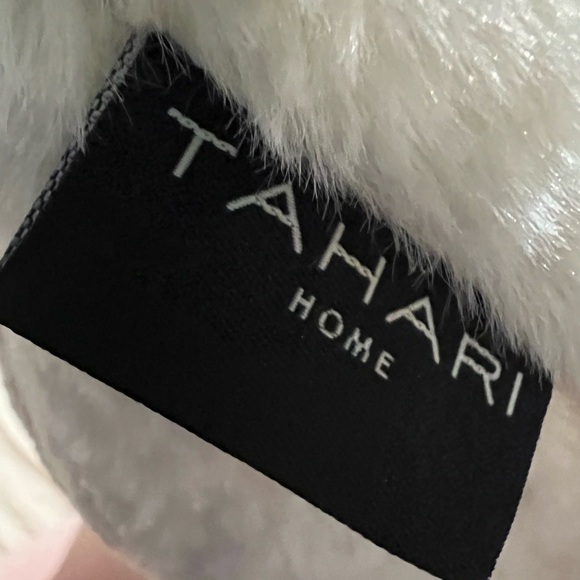 Tahari Home Faux Fur Pillow - Picture 2 of 5